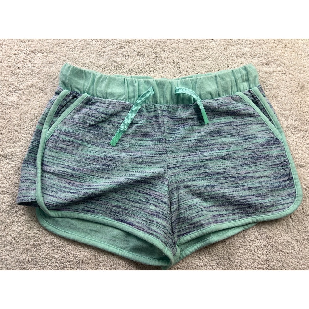 Athletic Works Women's Shorts XXL Aqua Verde Cotton Polyester